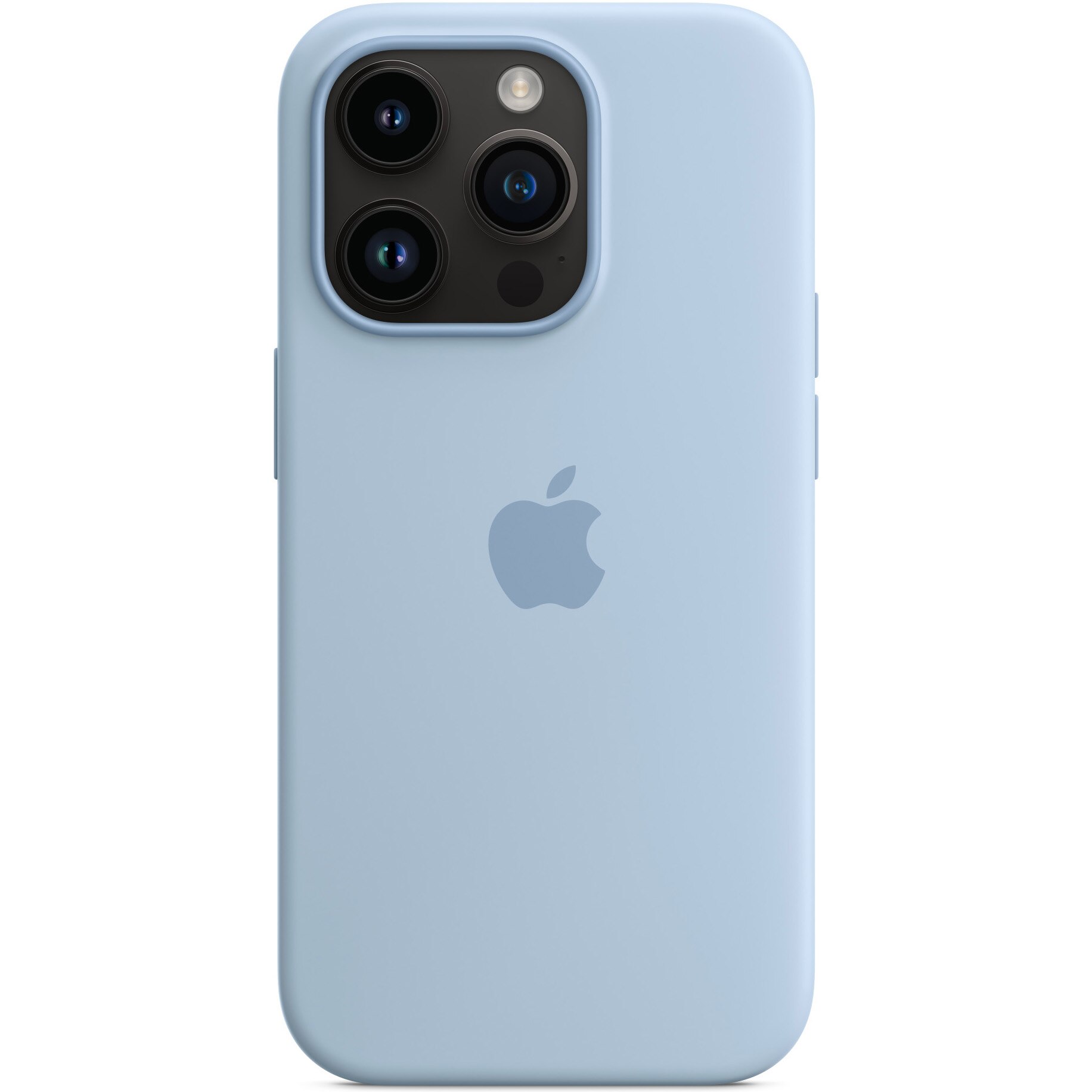 Husa de protectie Apple Silicone Case with MagSafe pentru iPhone 14 Pro Max, Sky